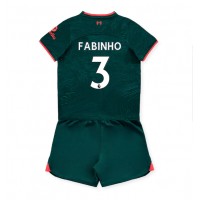 Liverpool Fabinho #3 Fußballbekleidung 3rd trikot Kinder 2022-23 Kurzarm (+ kurze hosen)